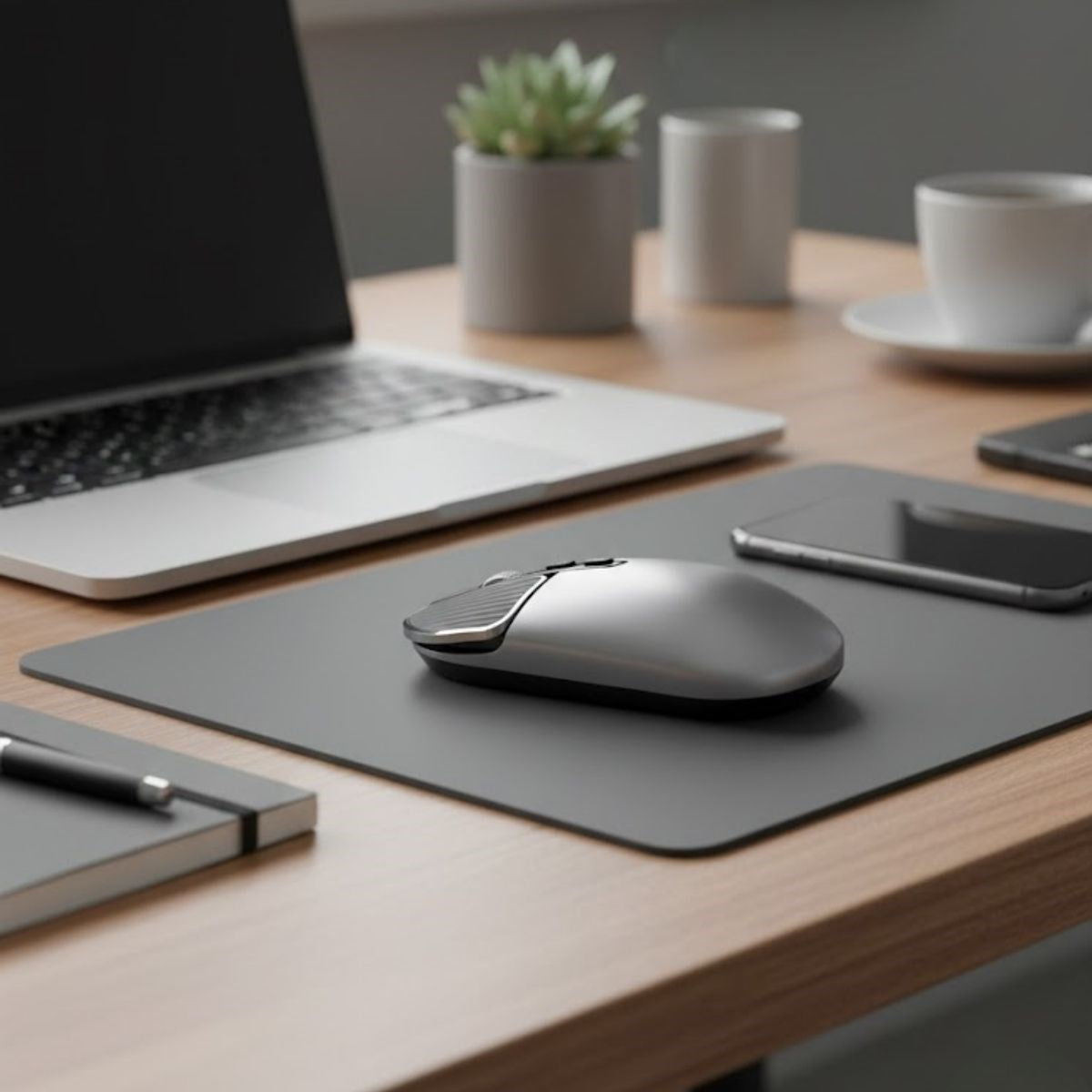 Sessiz Kablosuz Mouse – Wireless Optik Mouse, Sessiz Tıklama, Ergonomik Tasarım (4887)