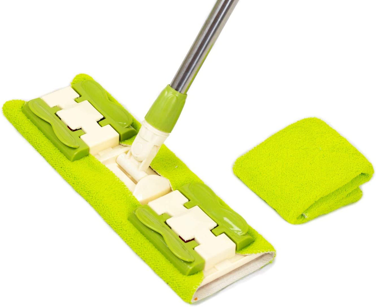 Sihirli Spin Mop Teleskopik Çok Amaçlı Mop +1 Bez Hediyeli - Mor (4887)