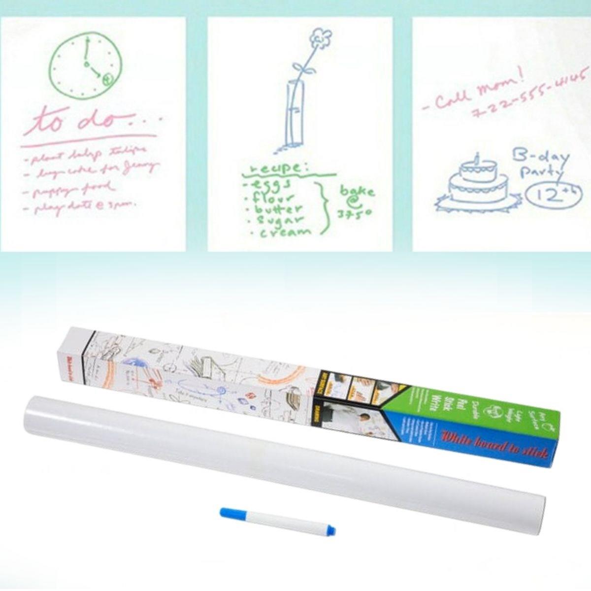 Silinebilir Kalemli Sticker  Duvara Yapışabilen Yazı Tahtası 60x100 cm (4887)