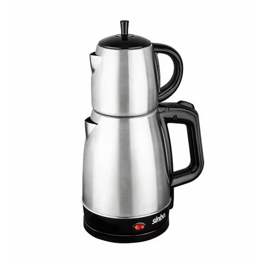 SİNBO STM-5831 ELEKTRİKLİ ÇELİK ÇAY MAKİNESİ ÇAYCI 1.7LT + 0.7LT ÇAY SÜZGEÇLİ (4887)