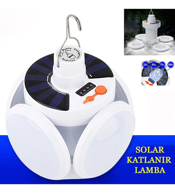 Solar 5 Kanatlı Kamp Lambası (4887)