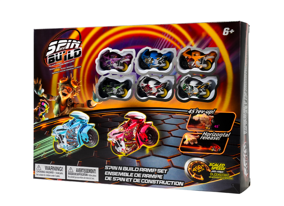 Spin and Build Rampa ve 6 lı Motor Seti