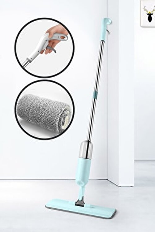 Sprey Mop Temizlik Seti  1 Yedek Mop Bez (4887)