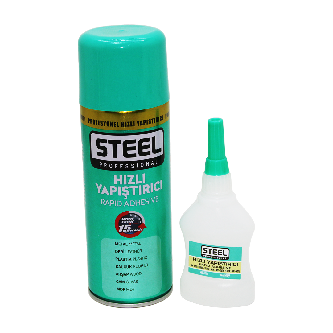 STEEL 400ML+60GR BÜYÜK HIZLI YAPIŞTIRICI (4887)