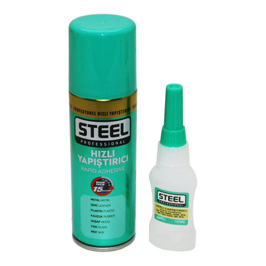 STEEL CK-6361 100ML+8GR HIZLI YAPIŞTIRICI (4887)