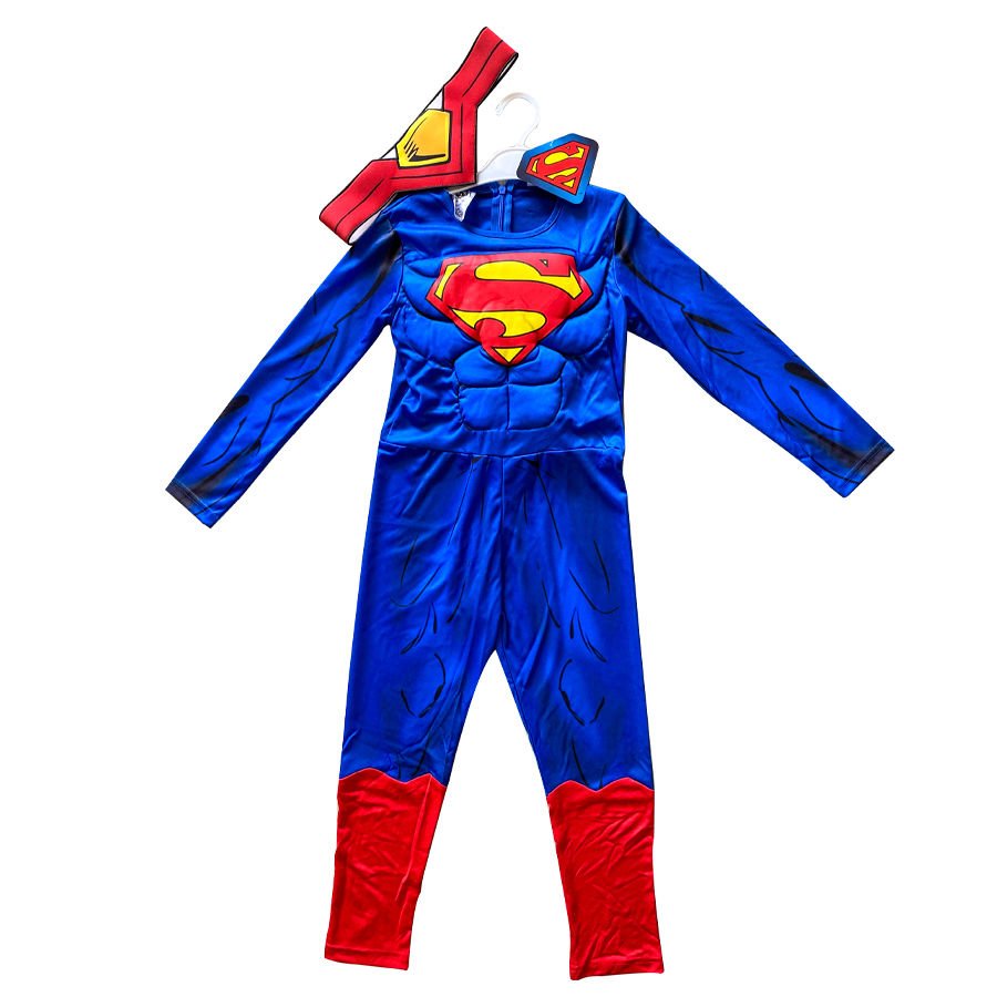 Superman Kaslı Kostüm 4-6