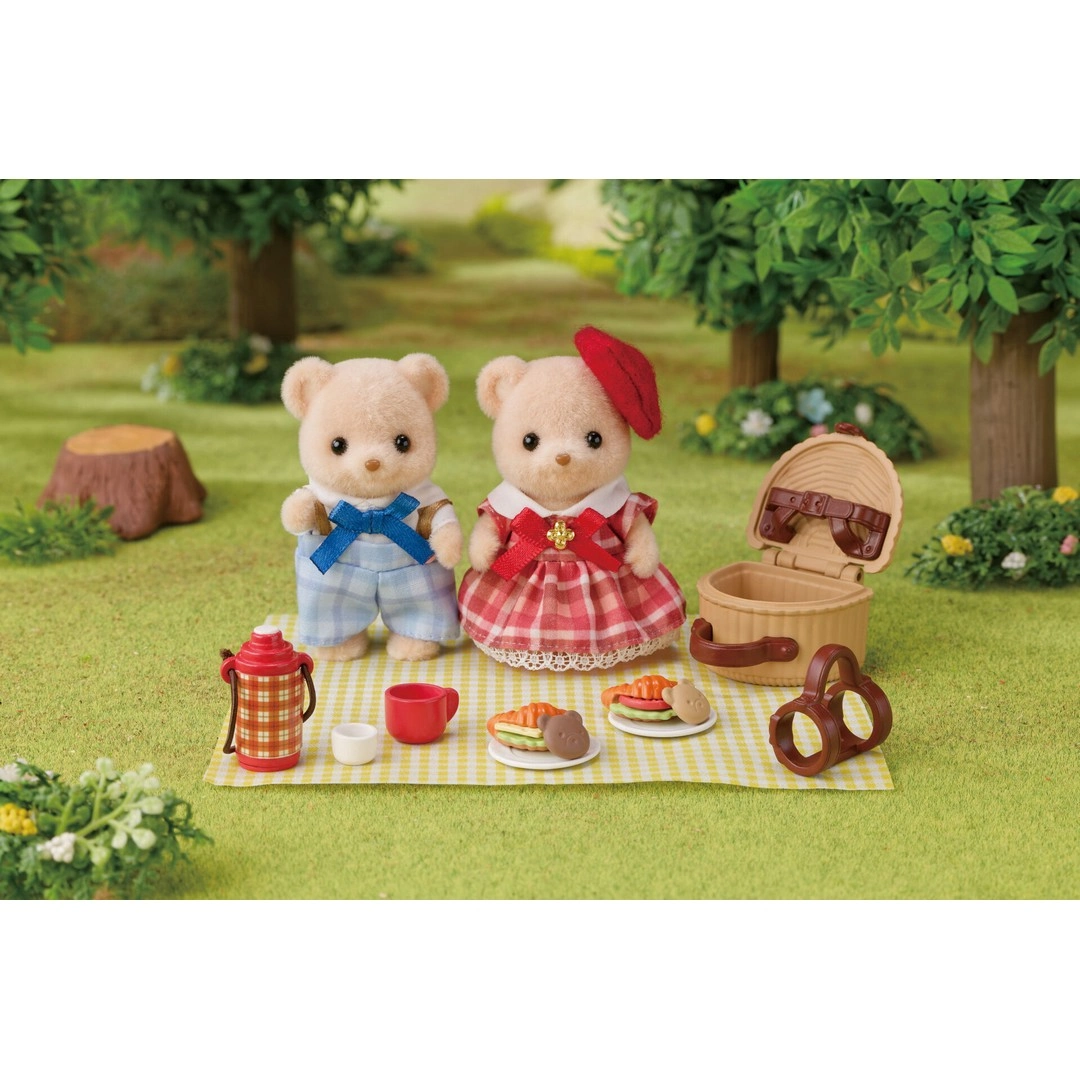 Sylvanian Families Bisküvi Ayı Kardeşler Leziz Piknik Seti