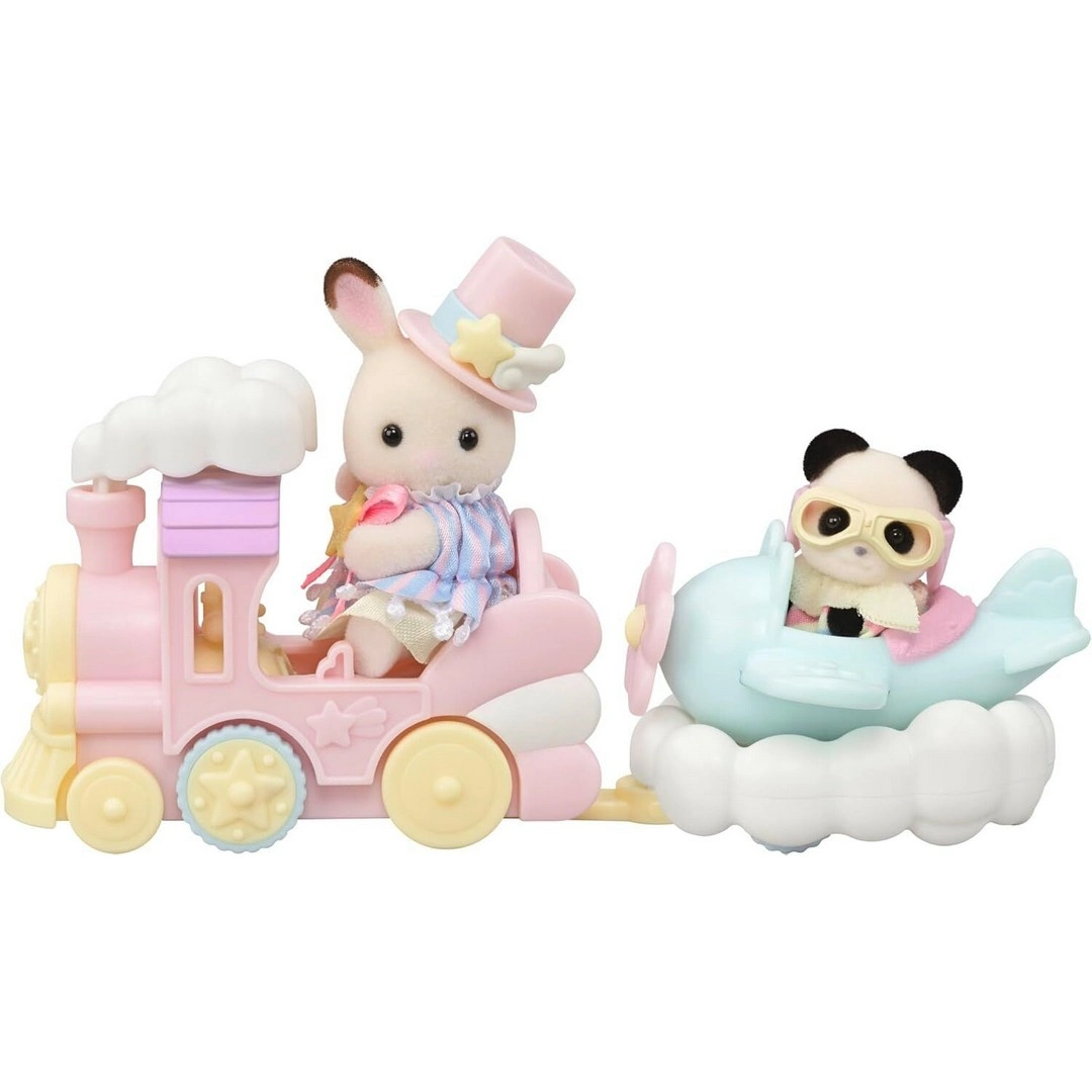 Sylvanian Families Lunapark Oyun Seti Uçak ve Tren