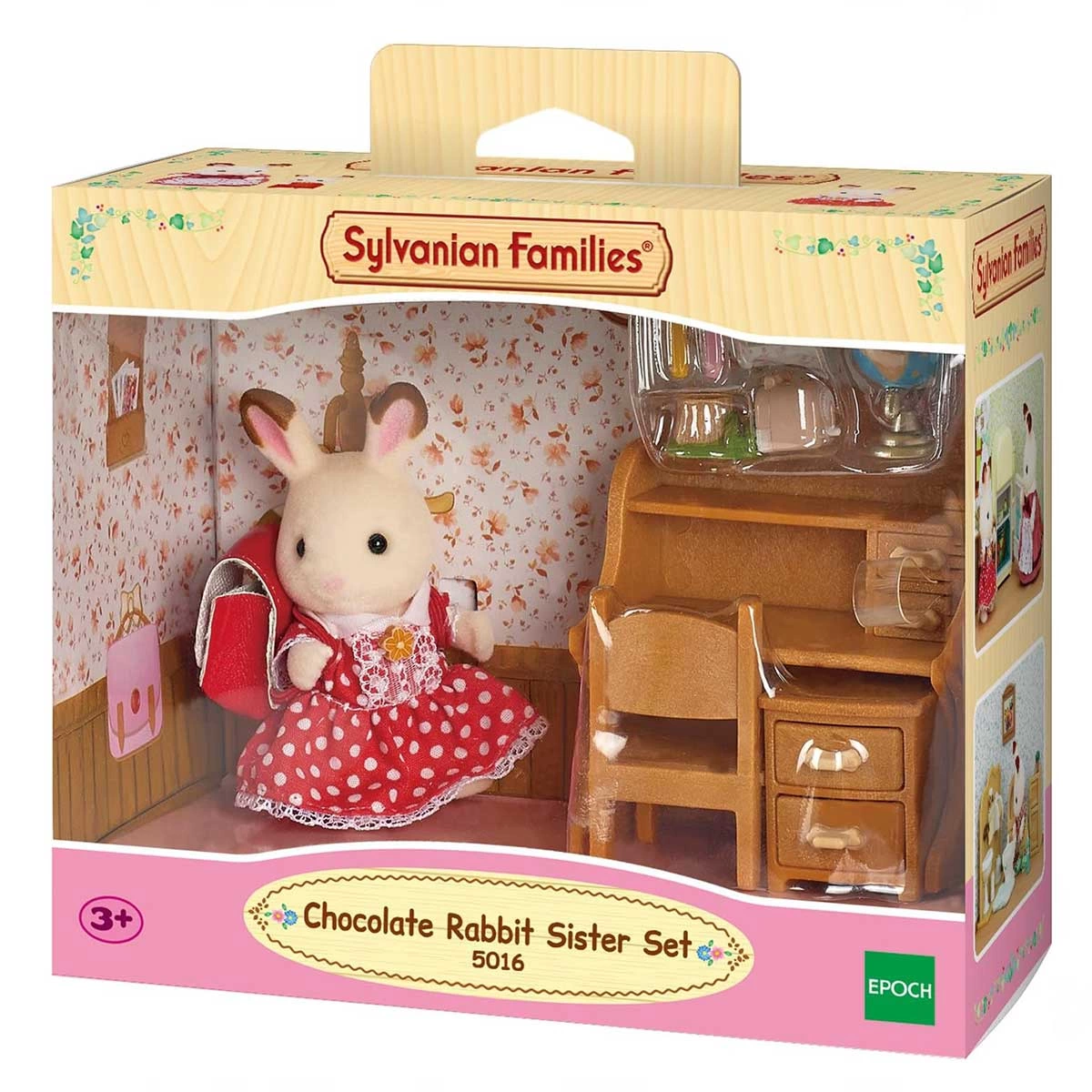 Sylvanian Families Rabbit Sister Desk 5016
