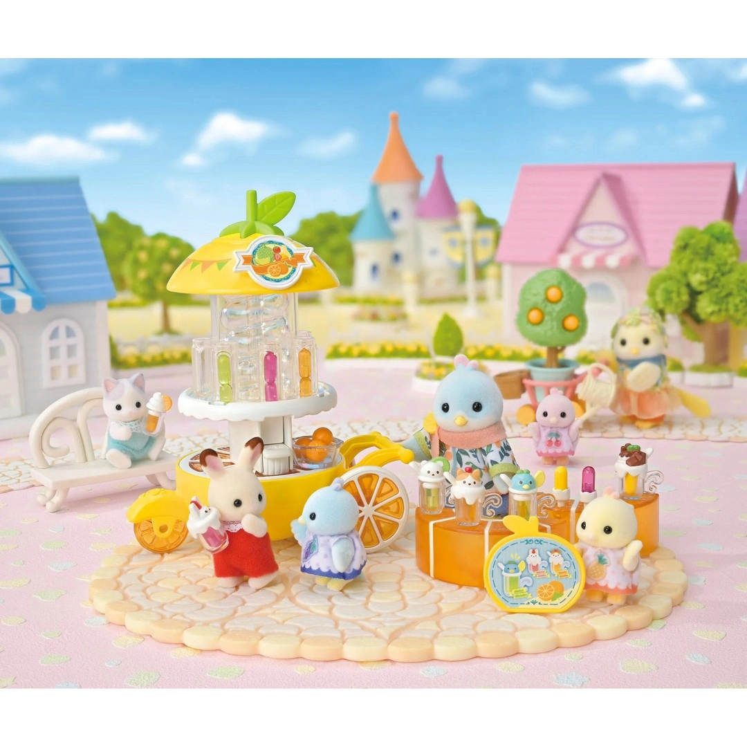Sylvanian Families Turunç Kuş Ailesi Meyve Suyu Standı