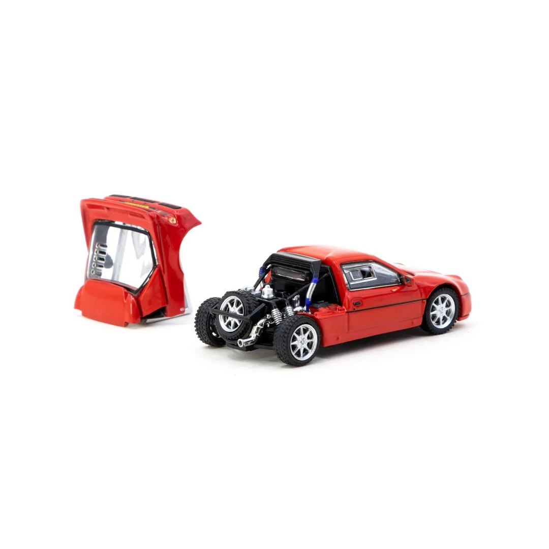 Tarmac Works 1/64 Ford RS200 Red