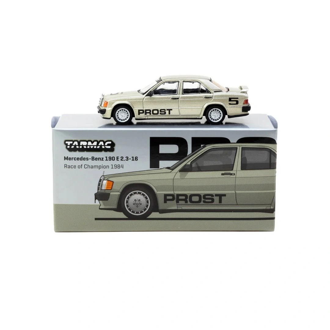 Tarmac Works 1/64 Mercedes-Benz 190 E 2.3-16 Race of Champion 1984 Alain Prost