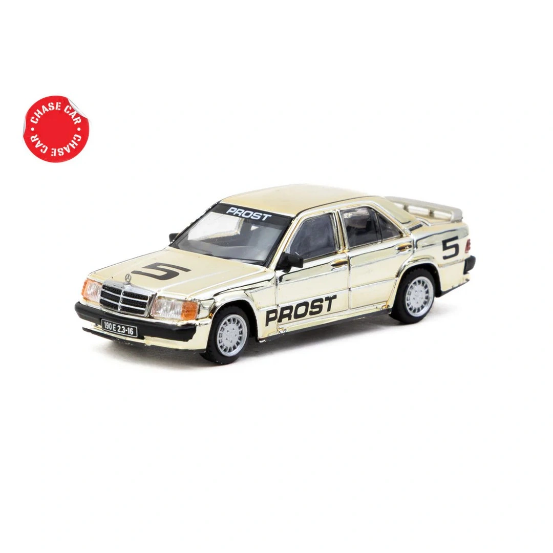 Tarmac Works 1/64 Mercedes-Benz 190 E 2.3-16 Race of Champion 1984 Alain Prost
