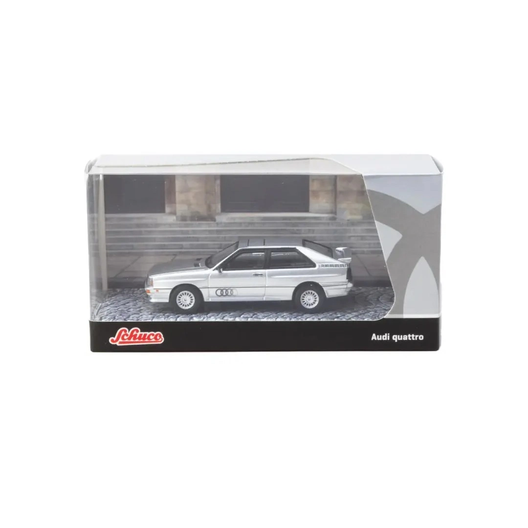 Tarmac Works 1/64 Audi Quattro Silver - Schuco X Tarmac Works