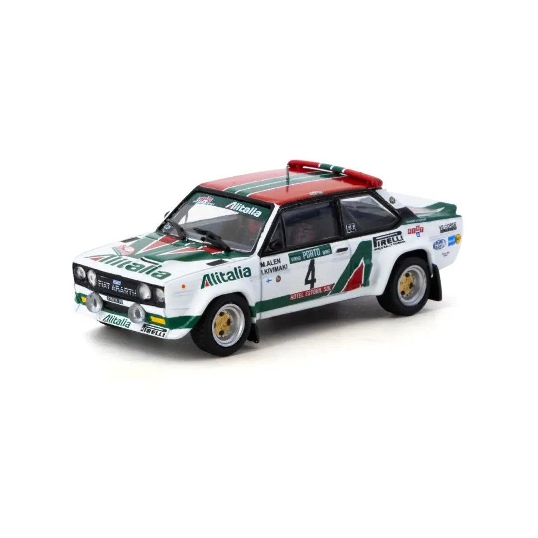 Tarmac Works 1/64 FIAT 131 ABARTH Rally Rallye de Portugal - Vinho do Porto 1978 Winner #04