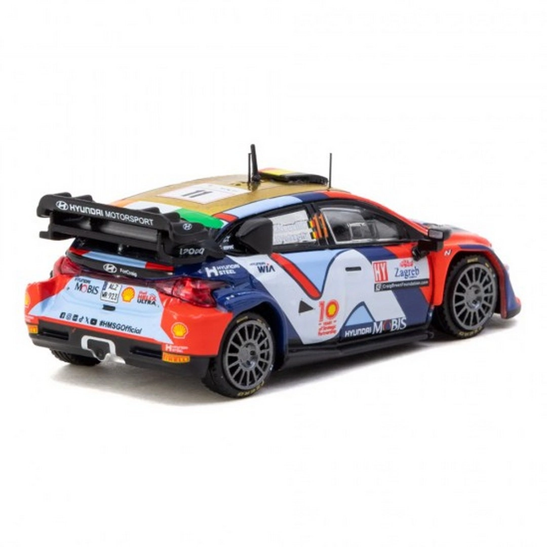 Tarmac Works 1/64 Hyundai i20 N Rally1 Hybrid Croatia Rally 2024 #11