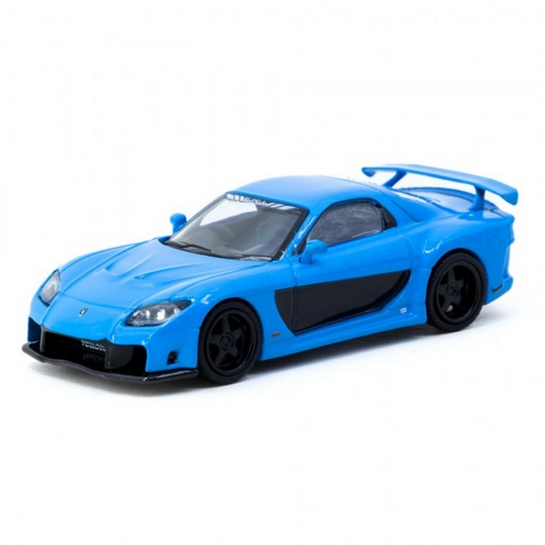 Tarmac Works 1/64 Mazda RX-7 VeilSide Fortune7 Blue