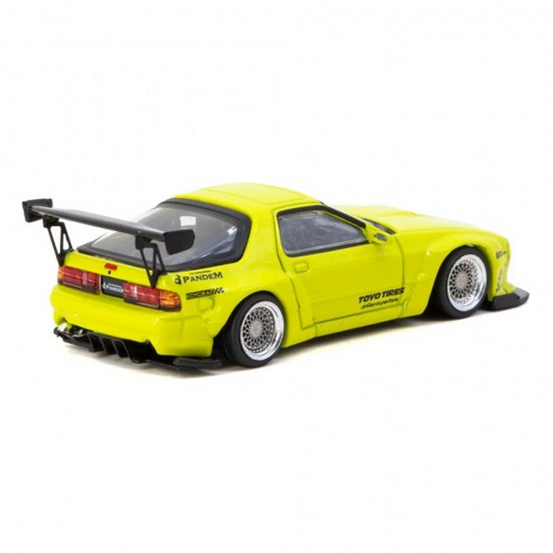 Tarmac Works 1/64 Pandem Mazda RX-7 FC3S Yellow