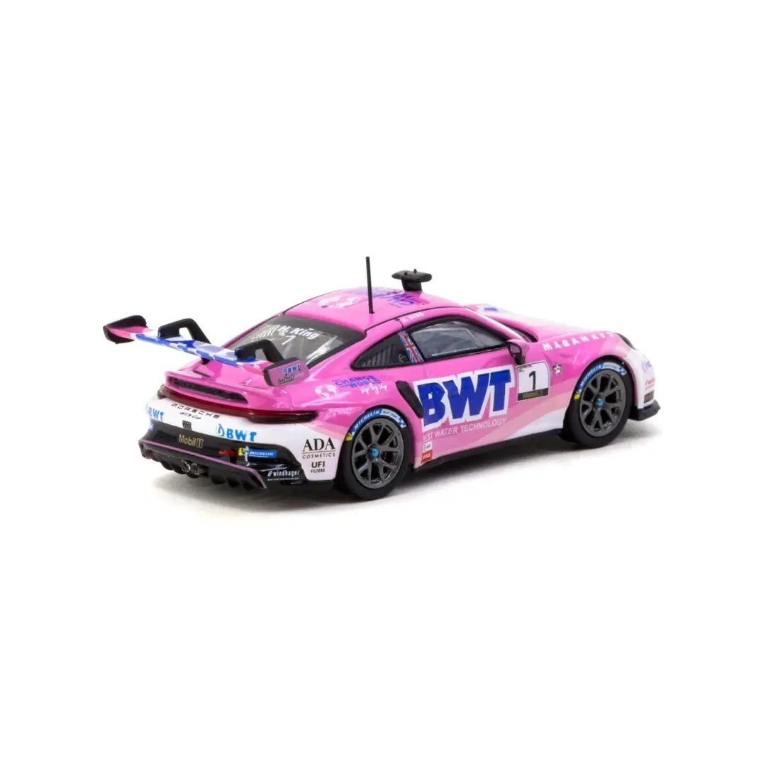 Tarmac Works 1/64 Porsche 911 GT3 Cup (992) Porsche Mobil 1 Supercup 2024 #01 - Tarmac Works X iXO Models
