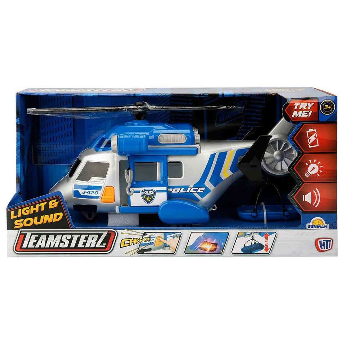 Teamsterz Sesli ve Işıklı Polis Helikopteri S00071231