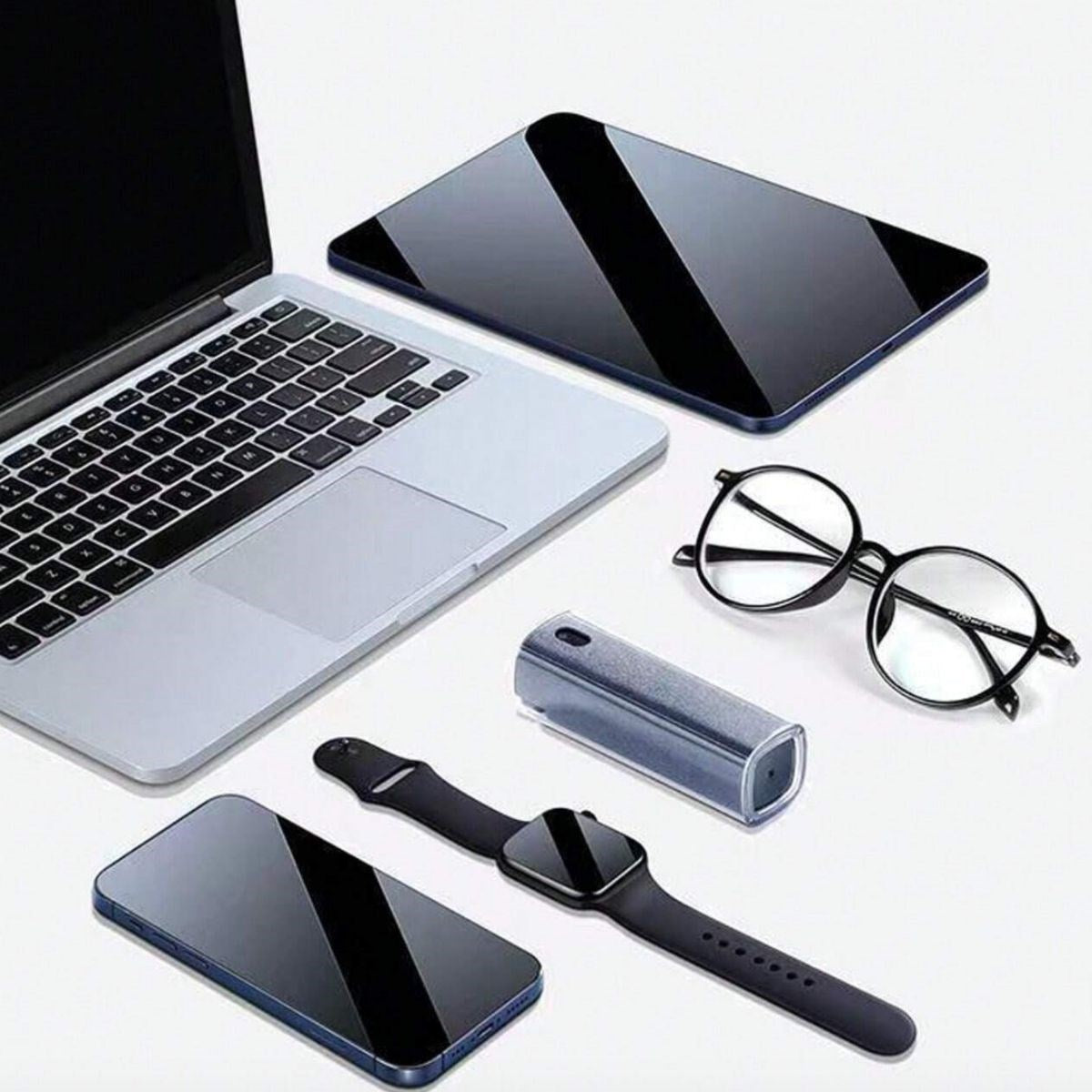 Telefon,Tablet Ekranı İçin Kendiliğinden Spreyli Ekran Temizleme Süngeri (4887)