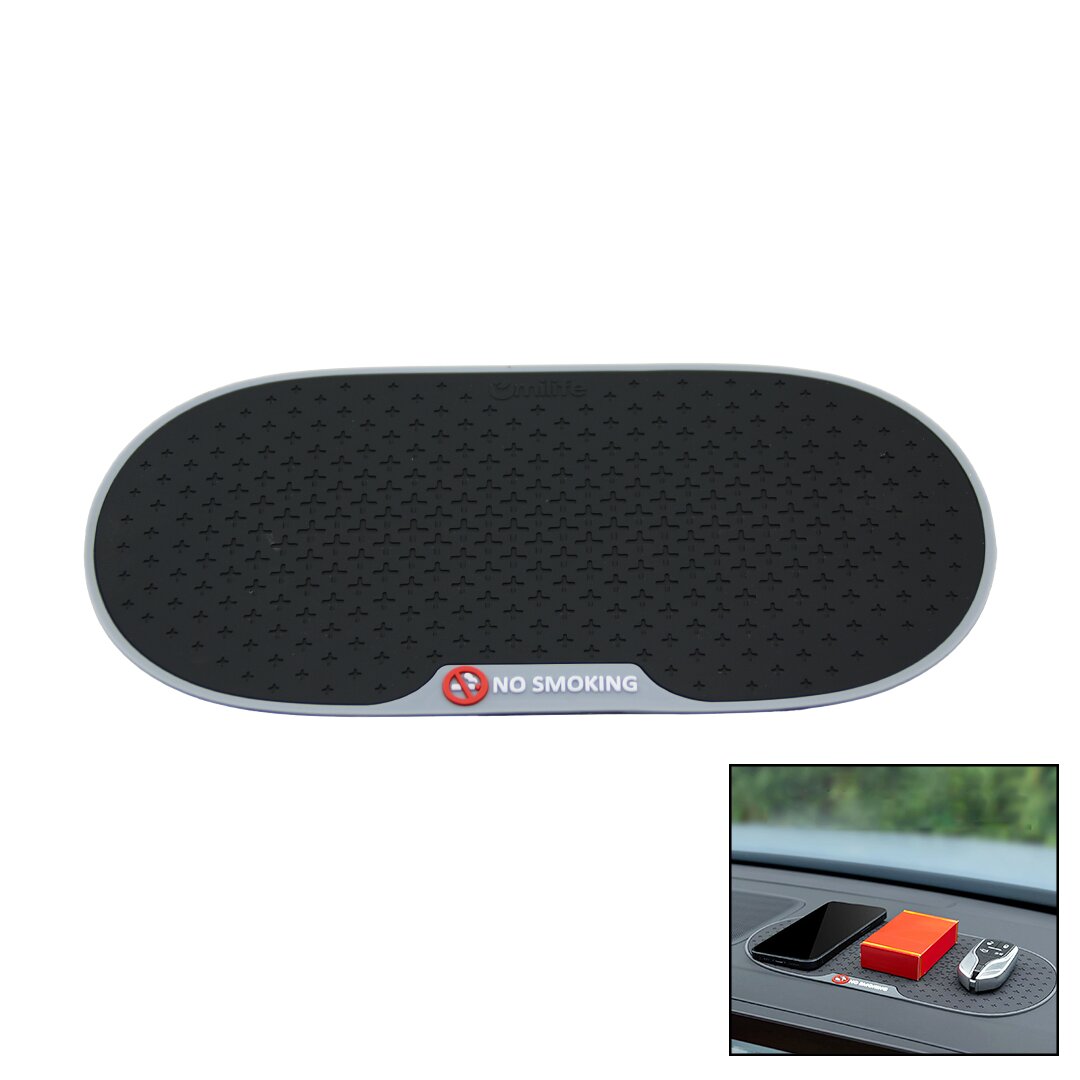 TELEFON TUTUCU - SİLİKON OTO - ARAÇ İÇİ TORPİDO KAYDIRMAZ ORGANİZER 29X14CM (4887)