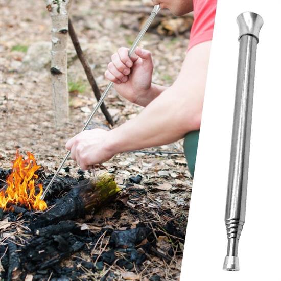 Teleskopik Ateş Başlatıcı Outdoor Üfleme Borusu 63 Cm (4887)