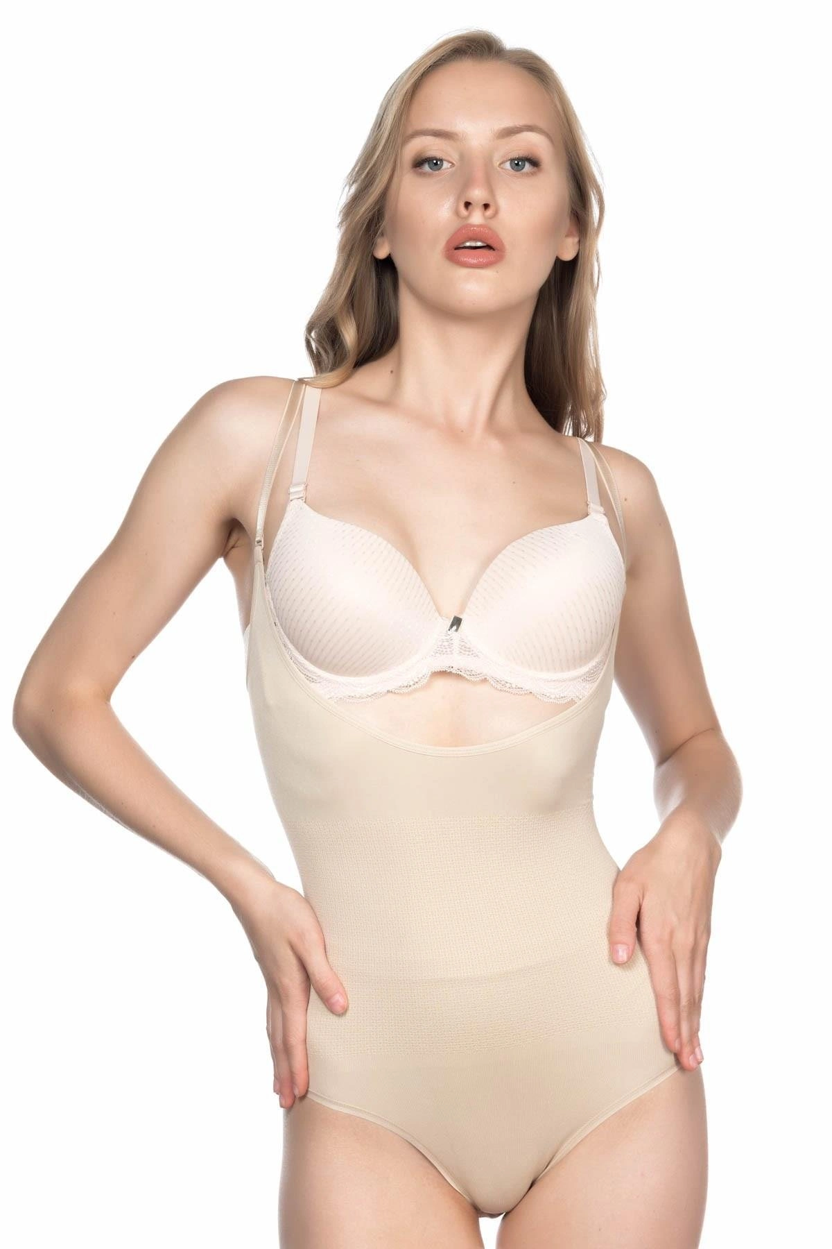 Ten Göğsü Açık Body Korse