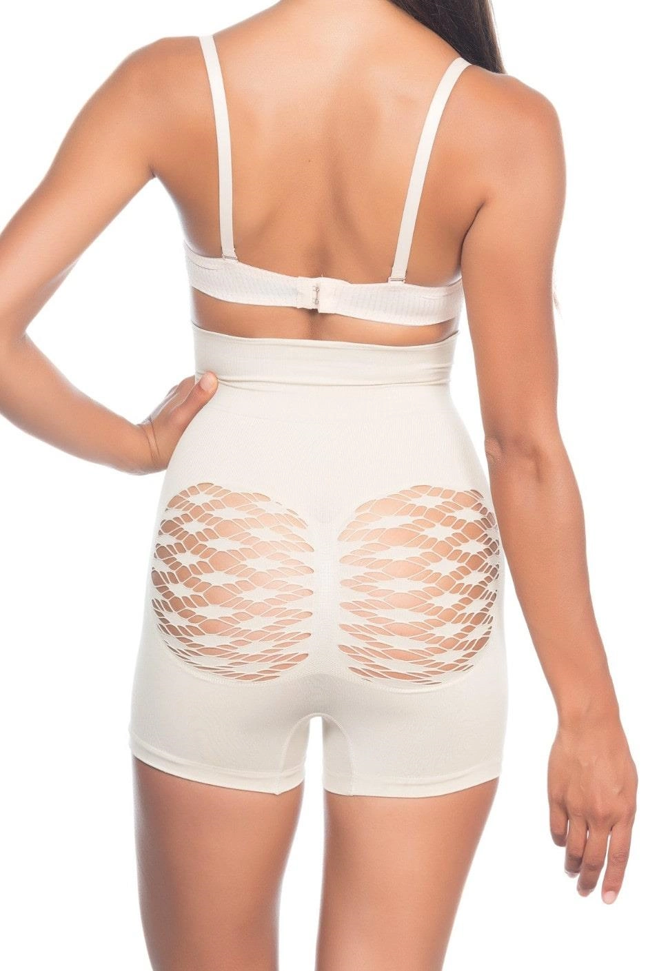 Popo Açık Fantazi Boxer Korse - Ten - KLBN29924