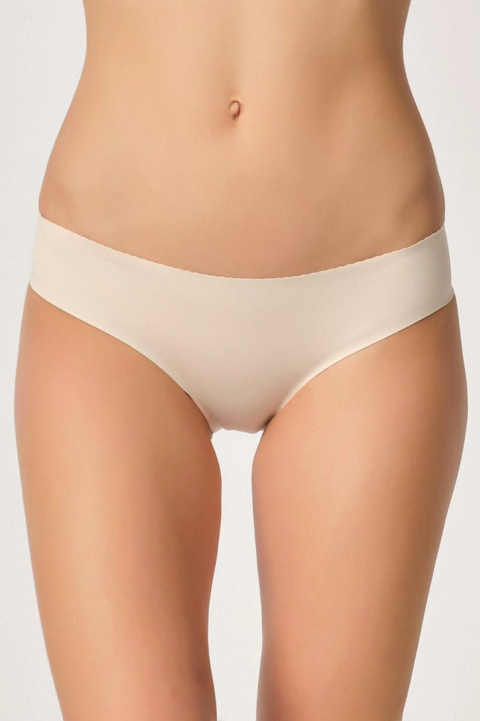 Lazer Kesim Toparlayıcı Düşük Bel Külot Korse - Ten - KLBN30486