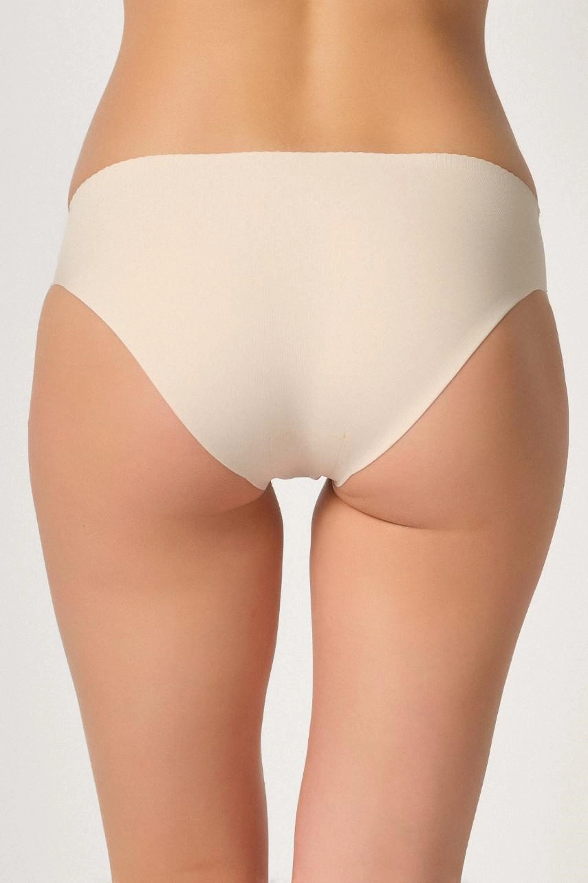 Lazer Kesim Toparlayıcı Düşük Bel Külot Korse - Ten - KLBN30486