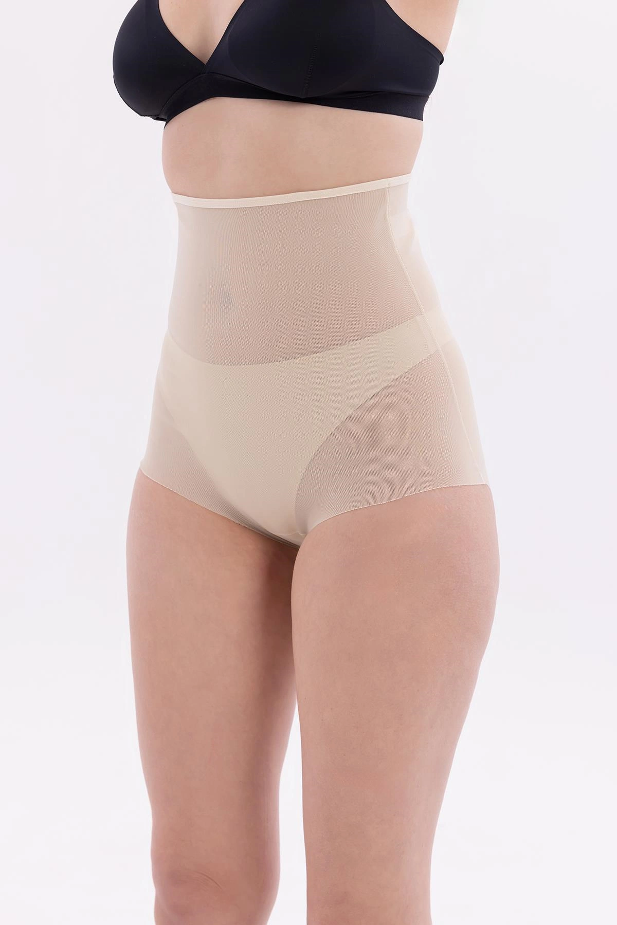 Lazer Tül Toparlayıcı Slip Hayalet Korse - Ten - KLBN30841