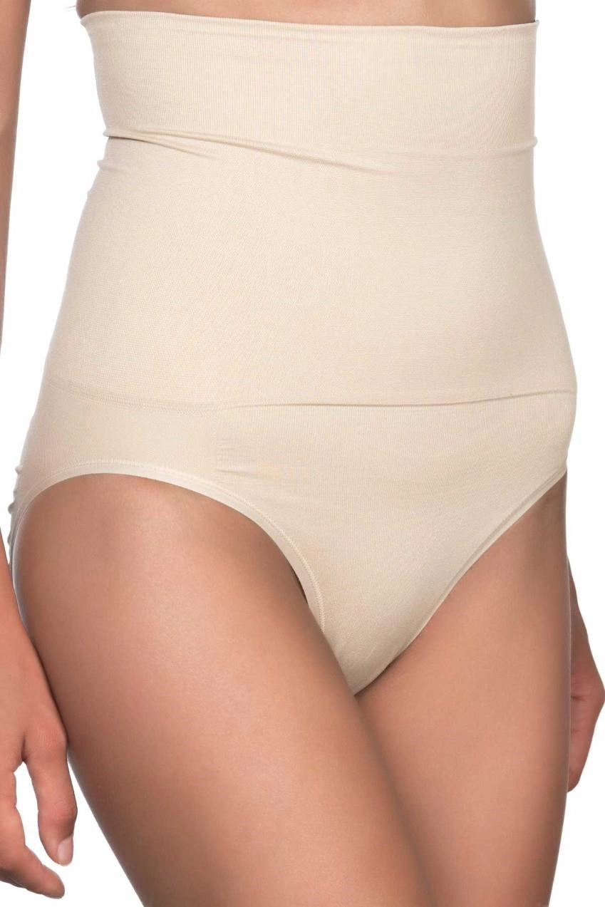 Yüksek Bel Double Slip Korse - Ten - KLBN29306
