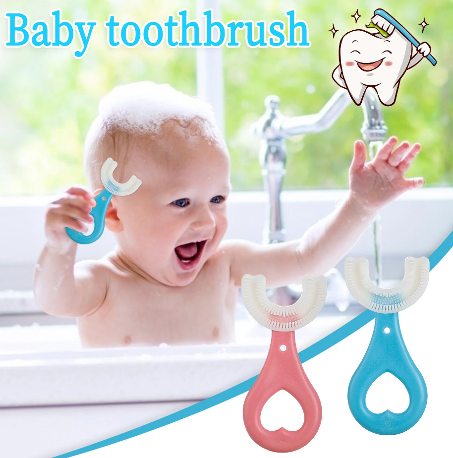 U Tipi Bebek Ağız Bakım ve Diş Fırçası (4887)