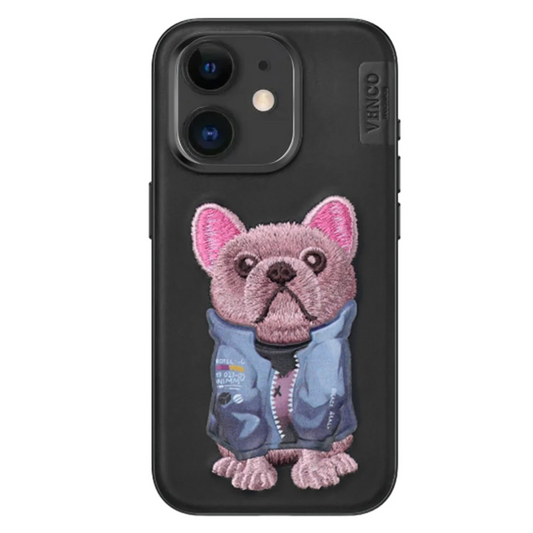 Venco Apple iPhone 11 Cute Desenli Kapak - Siyah