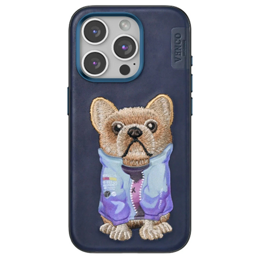 Venco Apple iPhone 15 Pro Max Cute Desenli Kapak - Lacivert