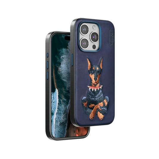 Venco Apple iPhone 15 Pro Max Perma Desenli Kapak - Lacivert