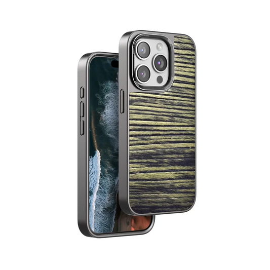 Venco Apple iPhone 15 Pro Max Wave Kapak - Koyu Kahve
