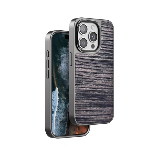 Venco Apple iPhone 15 Pro Wave Kapak - Kahverengi