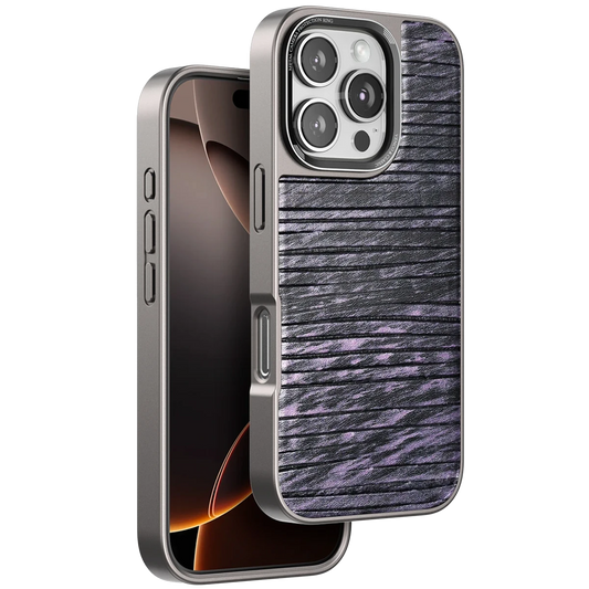 Venco Apple iPhone 16 Pro Wave Kapak - Derin Mor