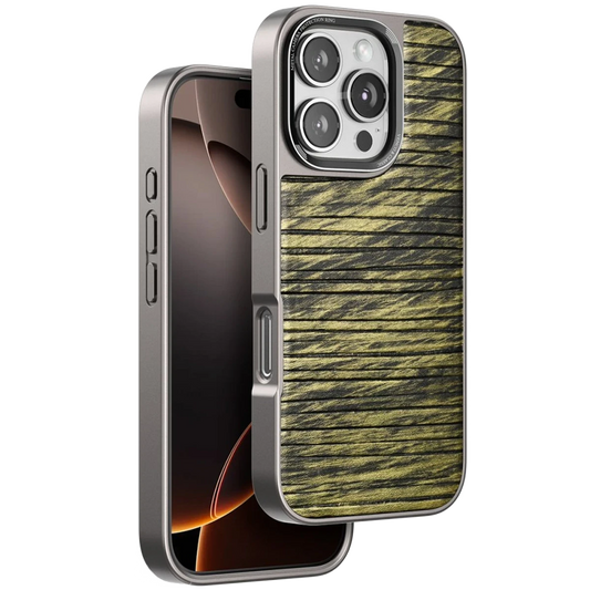 Venco Apple iPhone 16 Pro Wave Kapak - Koyu Kahve