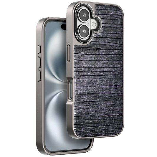 Venco Apple iPhone 16 Wave Kapak - Derin Mor