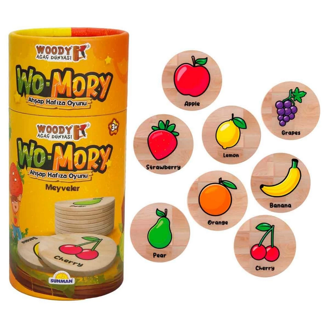 Woody Wo-Mory Ahşap Hafıza Oyunu - S00004984