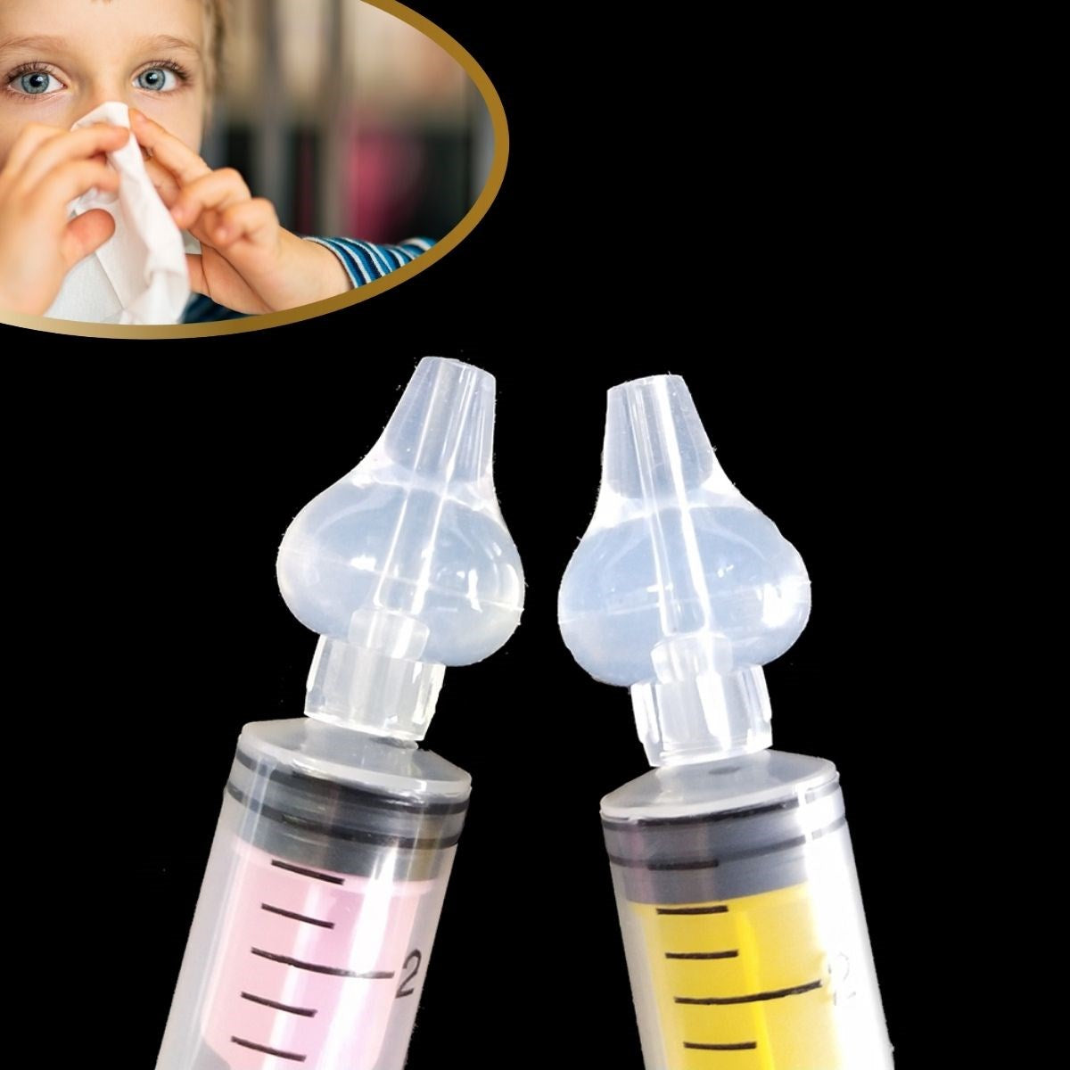 Yeniden Kullanılabilir, Manuel Burun Temizleyici 10ml Kapasiteli Burun Açıcı Şırınga (4887)