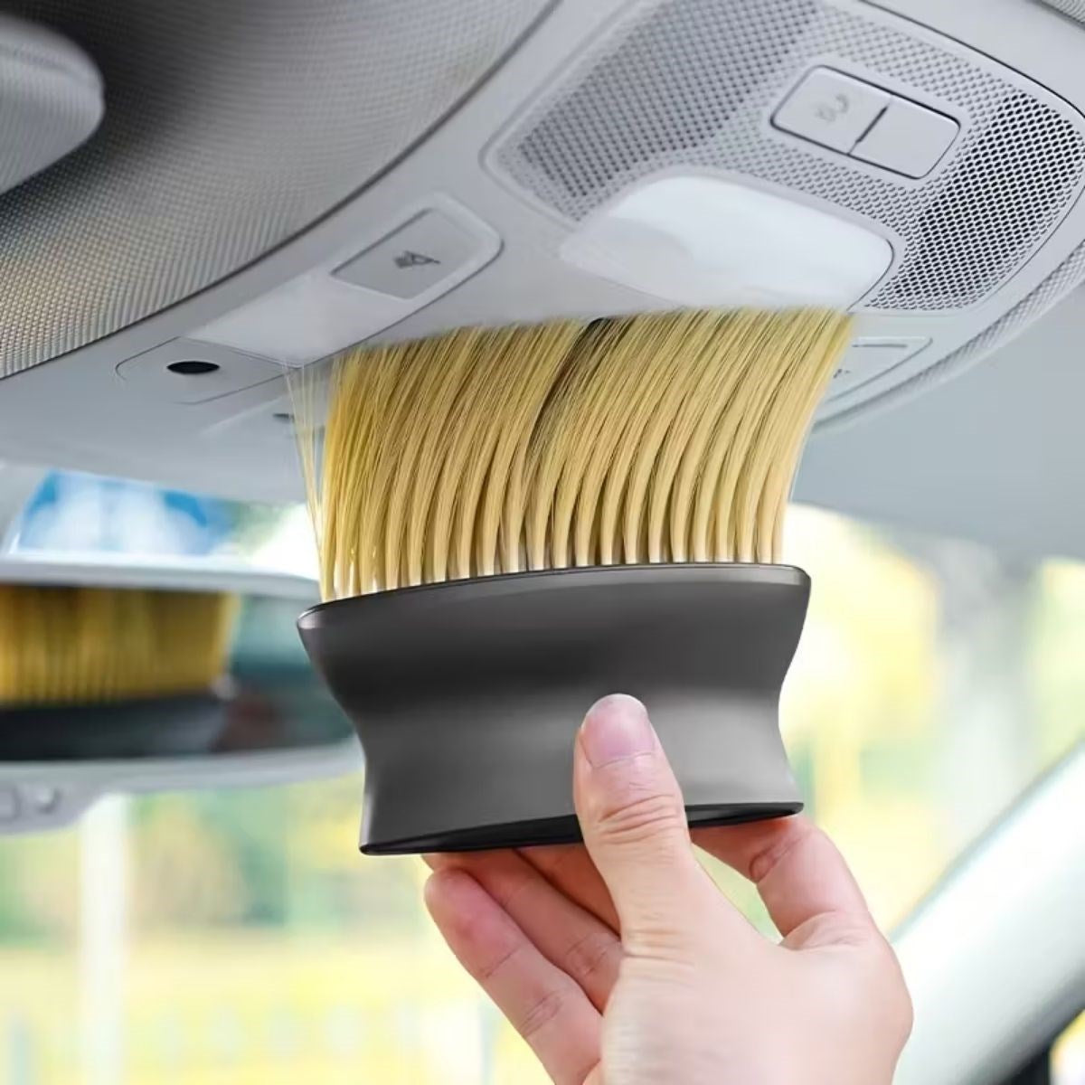 Yumuşak Kıllı ve Ergonomik Saplı Araç İçi Detaylı Toz Temizleme Fırçası (4887)